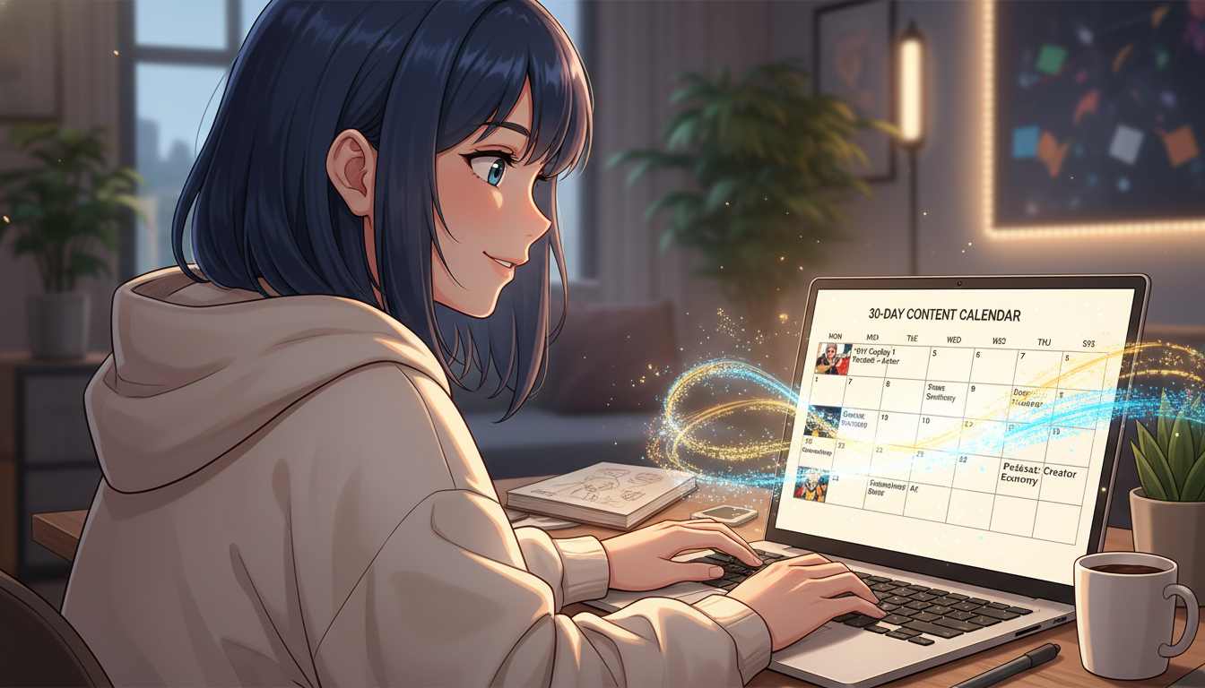 AIでつくる「30日発信カレンダー」× リザスト連動型の育成設計